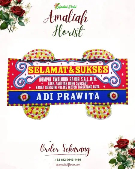Papan Bunga Ucapan Selamat Grajagan